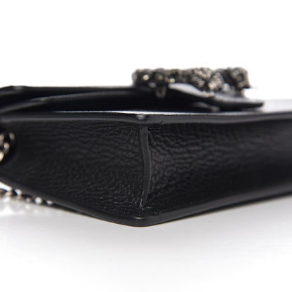 Gucci Calfskin Super Mini Dionysus Shoulder Bag Black 6 of 9
