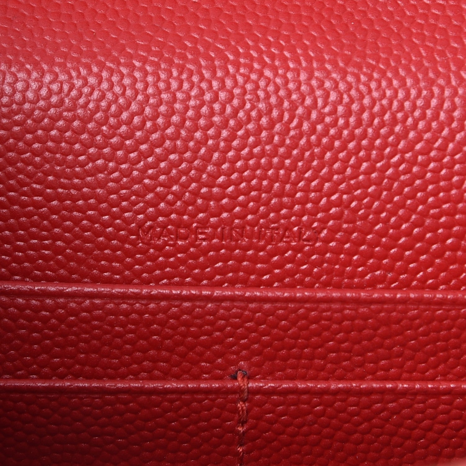 Saint Laurent Grain De Poudre Matelasse Chevron Monogram Envelope Chain Wallet New Red 6 of 9