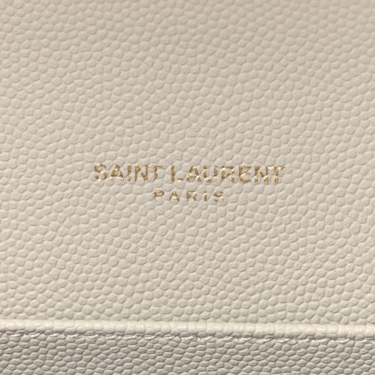 Saint Laurent Grain de Poudre Mini Uptown Crossbody Bag Blanc Vintage 8 of 10