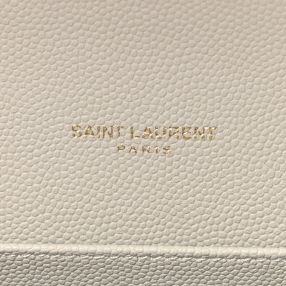 Saint Laurent Grain de Poudre Mini Uptown Crossbody Bag Blanc Vintage 8 of 10