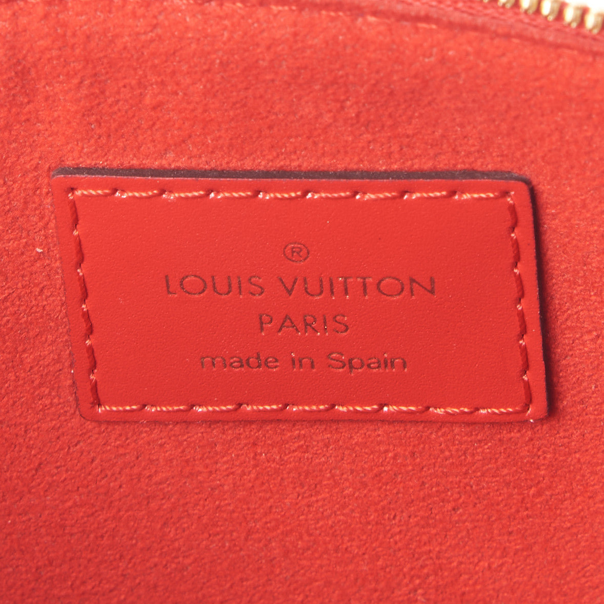 Louis Vuitton Denim Monogram Patchwork City Pouch Blue Rouge 6 of 7