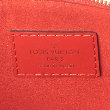 Louis Vuitton Denim Monogram Patchwork City Pouch Blue Rouge 6 of 7