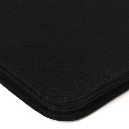 Chanel Jersey Quilted Wallet On Chain WOC Black 12 of 12