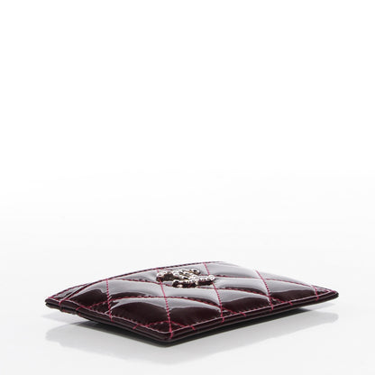 Chanel Patent Calfskin Quilted Brilliant Card Holder 4 of 9
