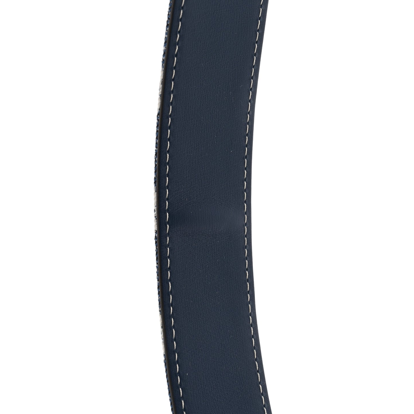 Denim Monogram Jacquard Bandouliere Shoulder Strap Bleu