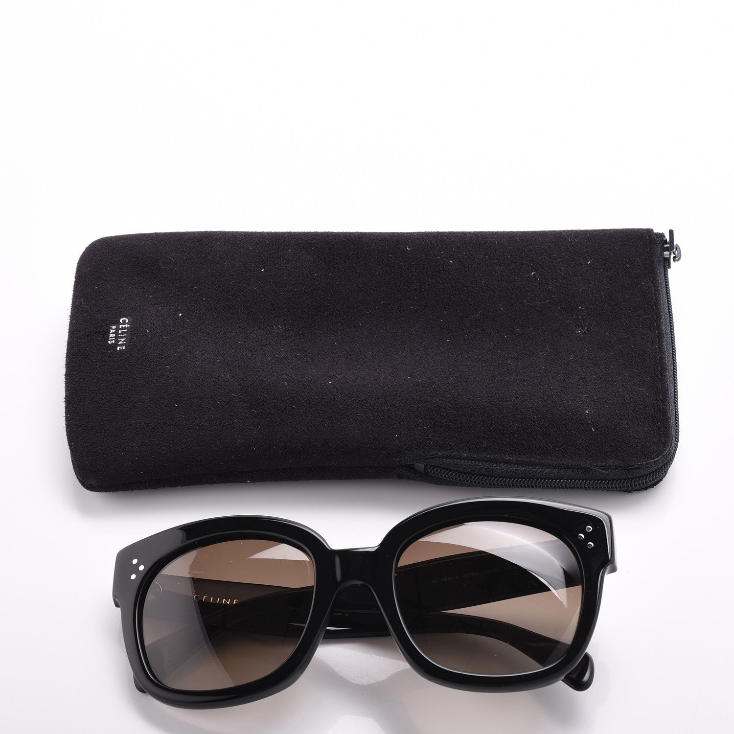 Celine New Audrey Sunglasses CL 41805/S Black 8 of 8