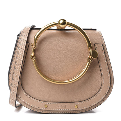 Chloe Calfskin Suede Small Nile Bracelet Bag Biscotti Beige 1 of 9