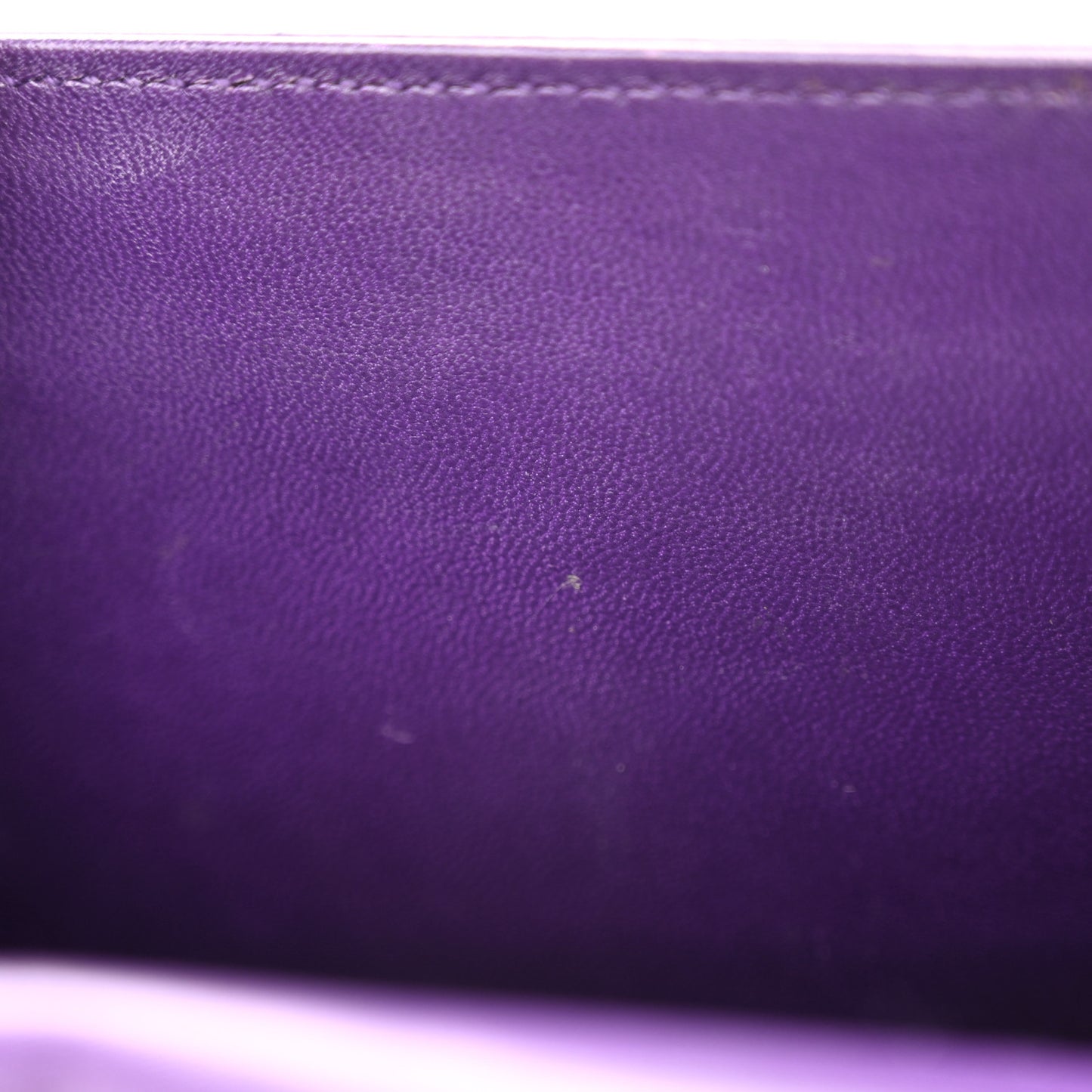 Suede Small Classic Monogram Kate Tassel Satchel Purple