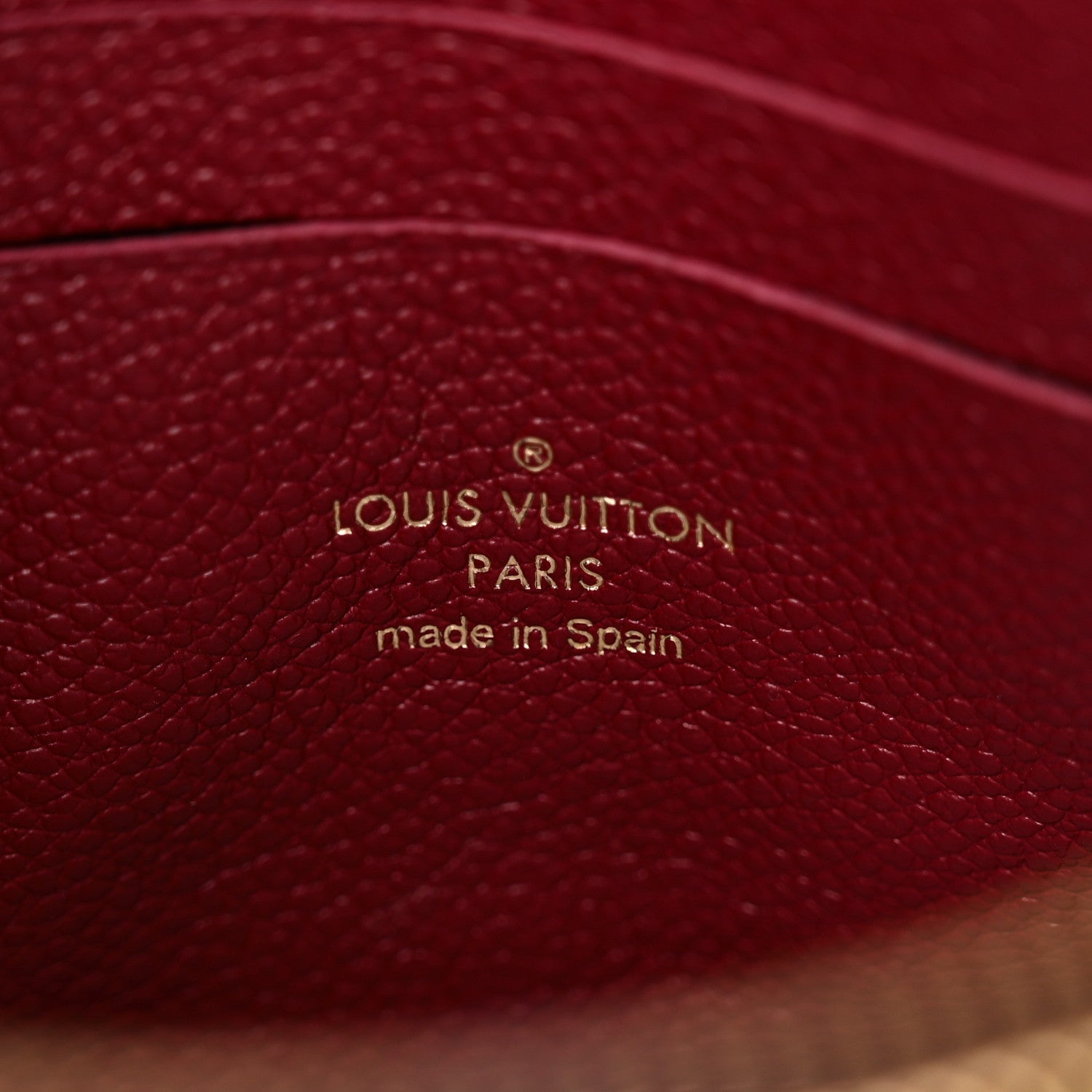 Louis Vuitton Empreinte Double Zip Pochette Cherry Berry 7 of 12