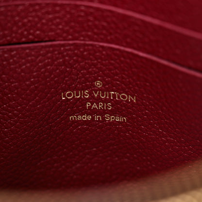 Louis Vuitton Empreinte Double Zip Pochette Cherry Berry 7 of 12
