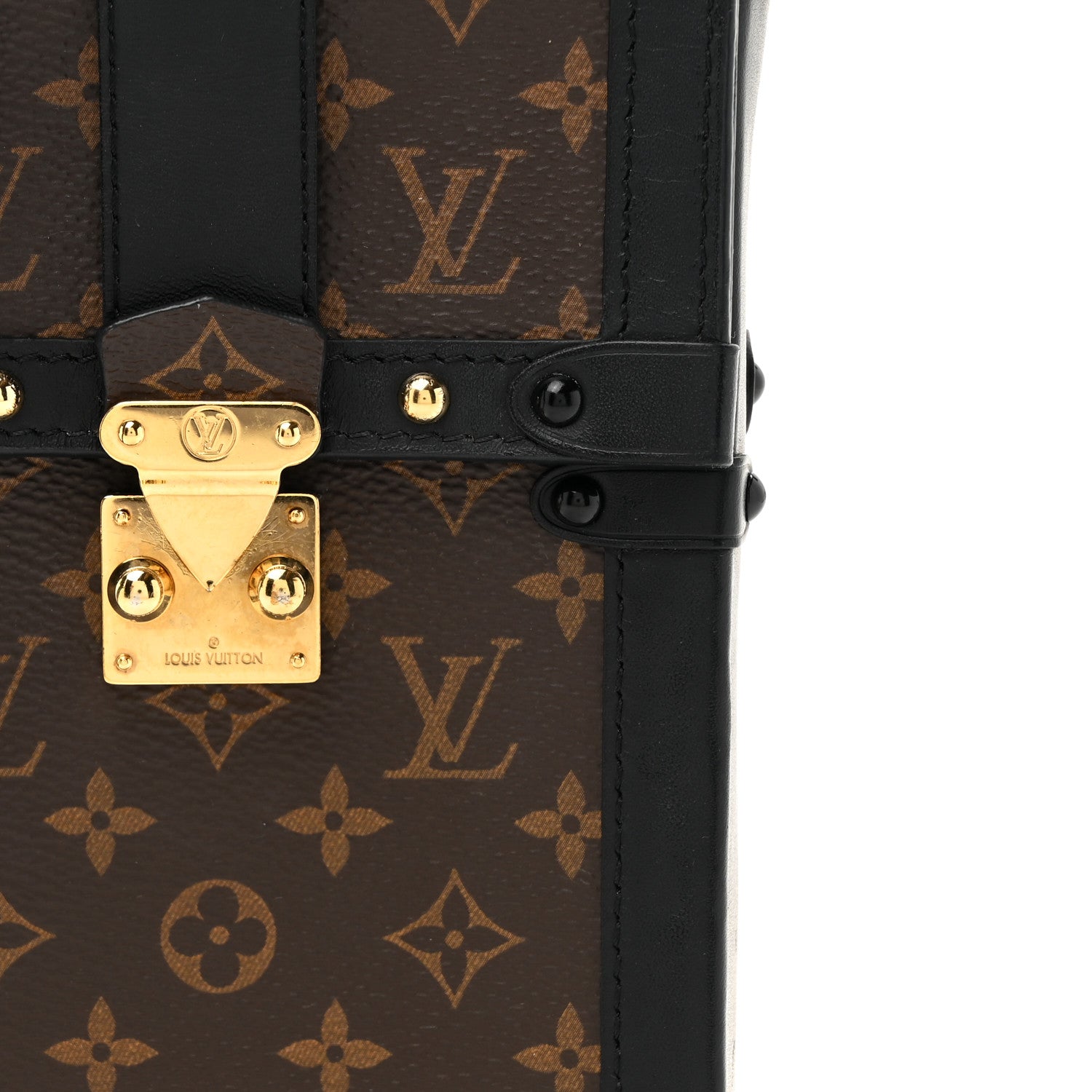 Louis Vuitton Monogram Pochette Trunk Verticale Black 7 of 12