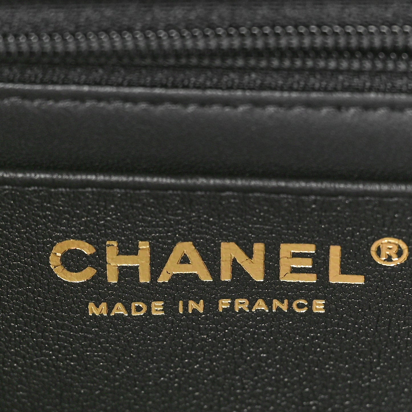 Lambskin Quilted Mini Top Handle Rectangular Flap Black