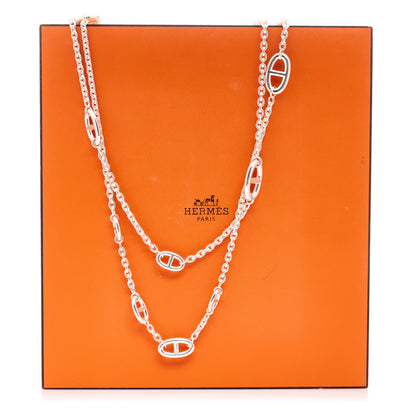 Hermes Sterling Silver Farandole Necklace 160 5 of 5