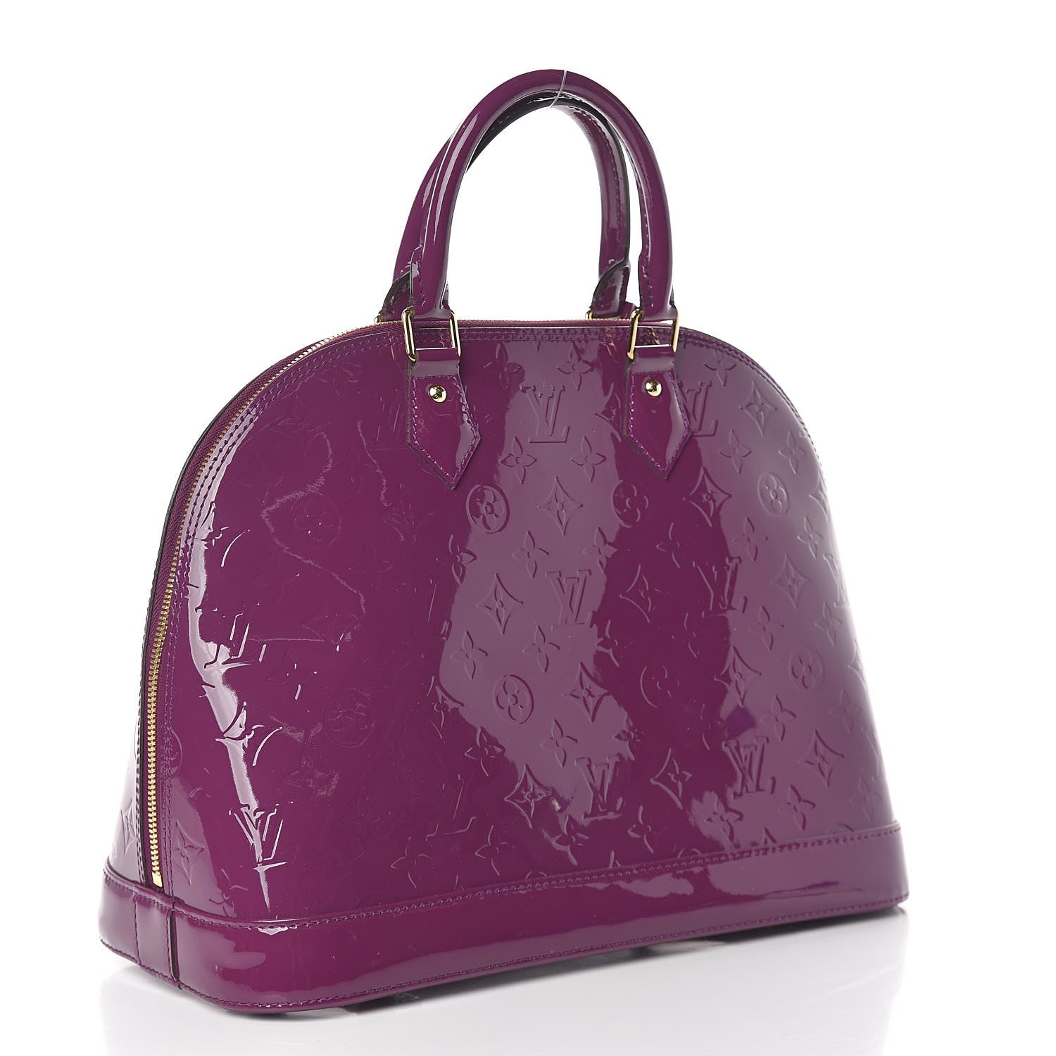 Louis Vuitton Vernis Alma MM Amethyste 3 of 11