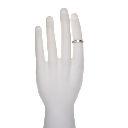 Cartier 18K White Gold 3.5mm LOVE Wedding Band Ring 60 9 2 of 5