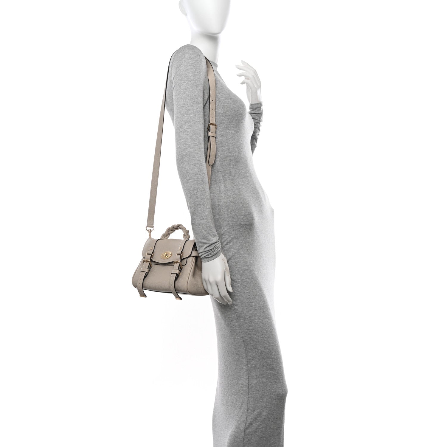 Mulberry Heavy Grain Mini Alexa Chalk 2 of 11