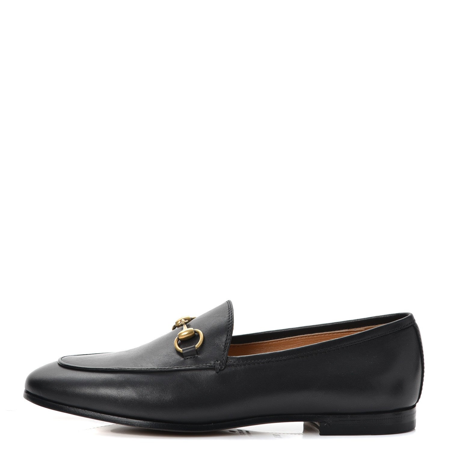Gucci Calfskin Jordaan Loafers 36.5 Black 1 of 9