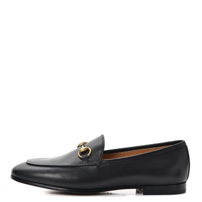 Gucci Calfskin Jordaan Loafers 36.5 Black 1 of 9