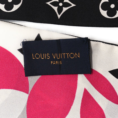 Louis Vuitton Silk Monogram Marbles Bandeau Midnight Fuchsia 3 of 3