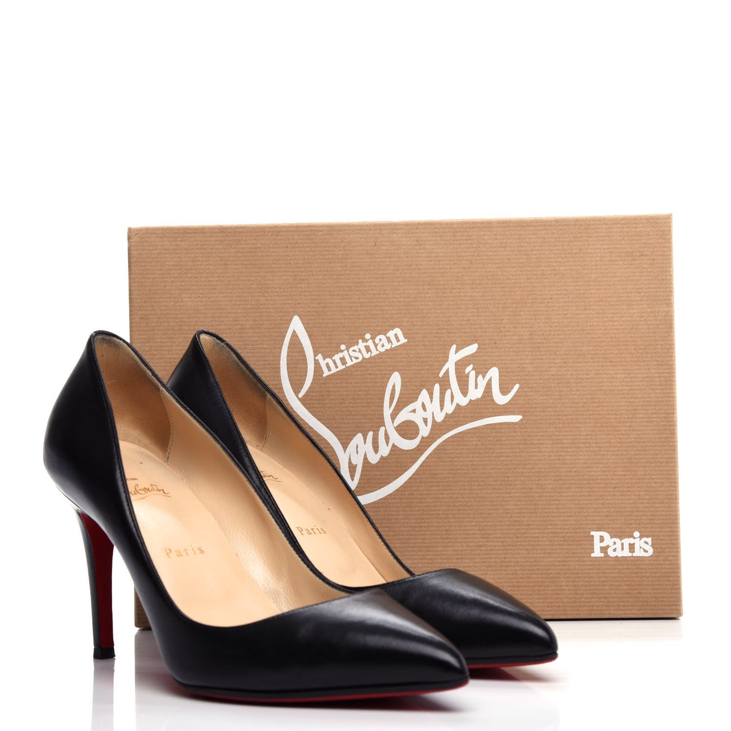 Shiny Nappa Pigalle 85 Pumps 41 Black