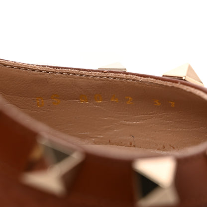 Valentino Garavani Pebbled Calfskin Rockstud 85mm Pumps 37 Cuoio 9 of 16