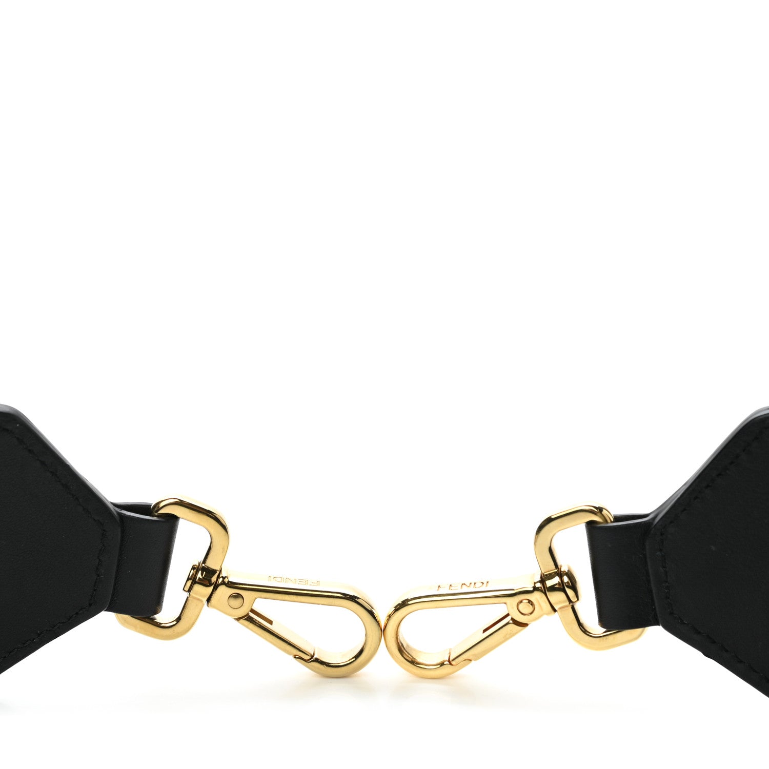 Fendi Ribbon Vitello King FF 1974 Adjustable Strap You Ghiaia Grigio Dark Asphalt 5 of 5