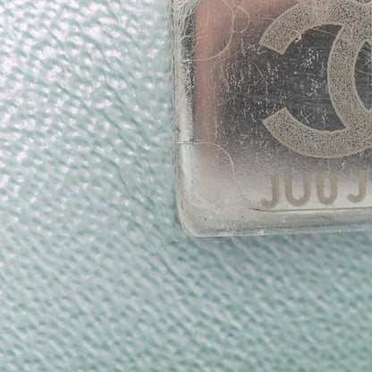 Chanel Iridescent Calfskin Quilted Mini Rectangular Flap Light Blue 7 of 11