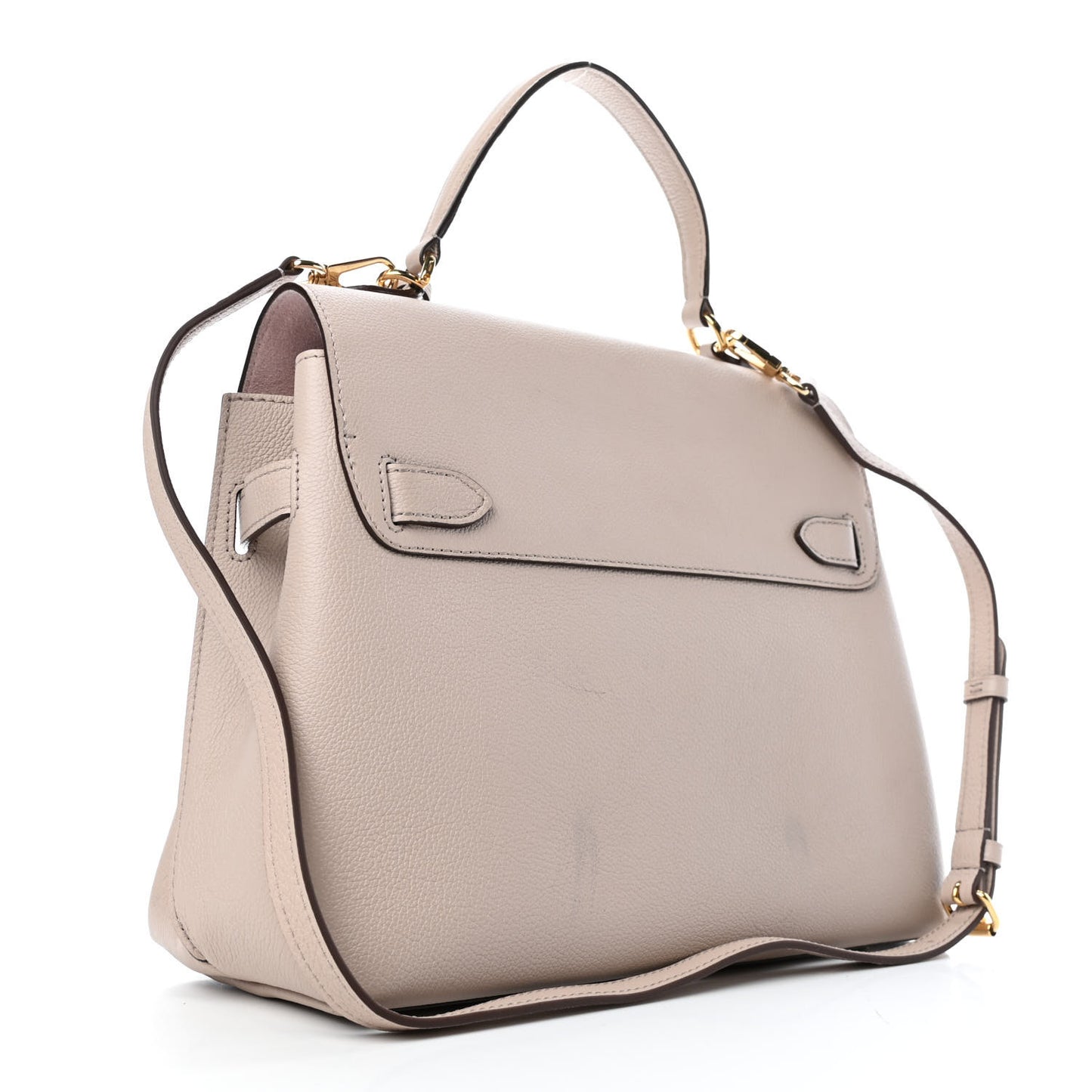 Soft Calfskin Lockme Ever MM Greige