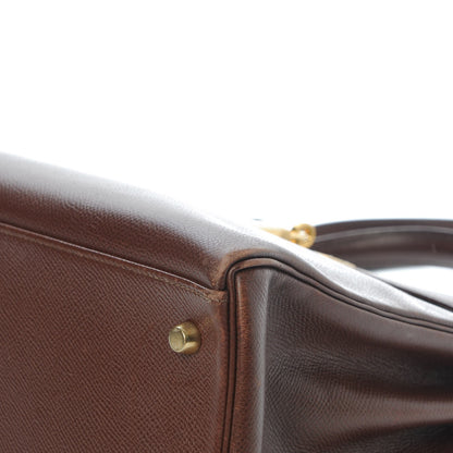 Hermes Courchevel Kelly Retourne 32 Chocolate 43 of 44