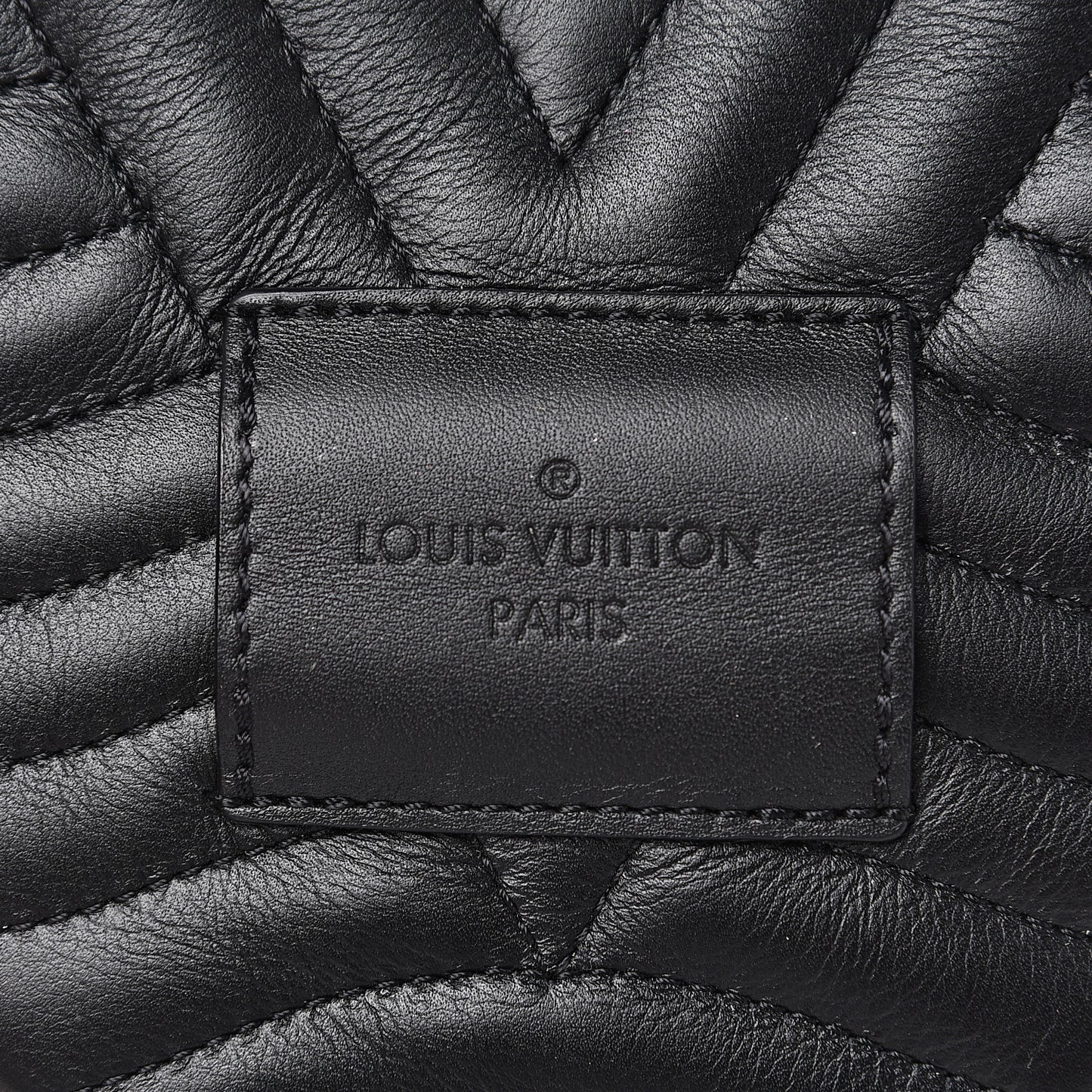 Calfskin New Wave Heart Bag Black
