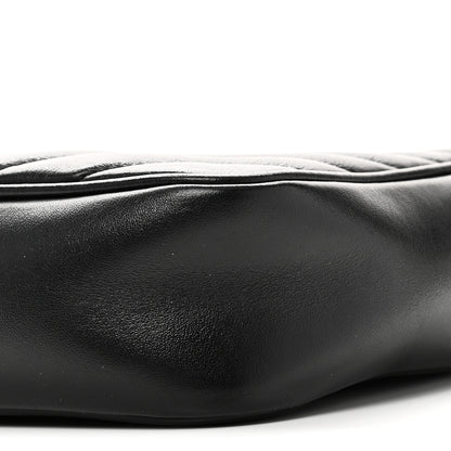 Saint Laurent Calfskin Matelasse Monogram Lou Camera Bag Black 10 of 10