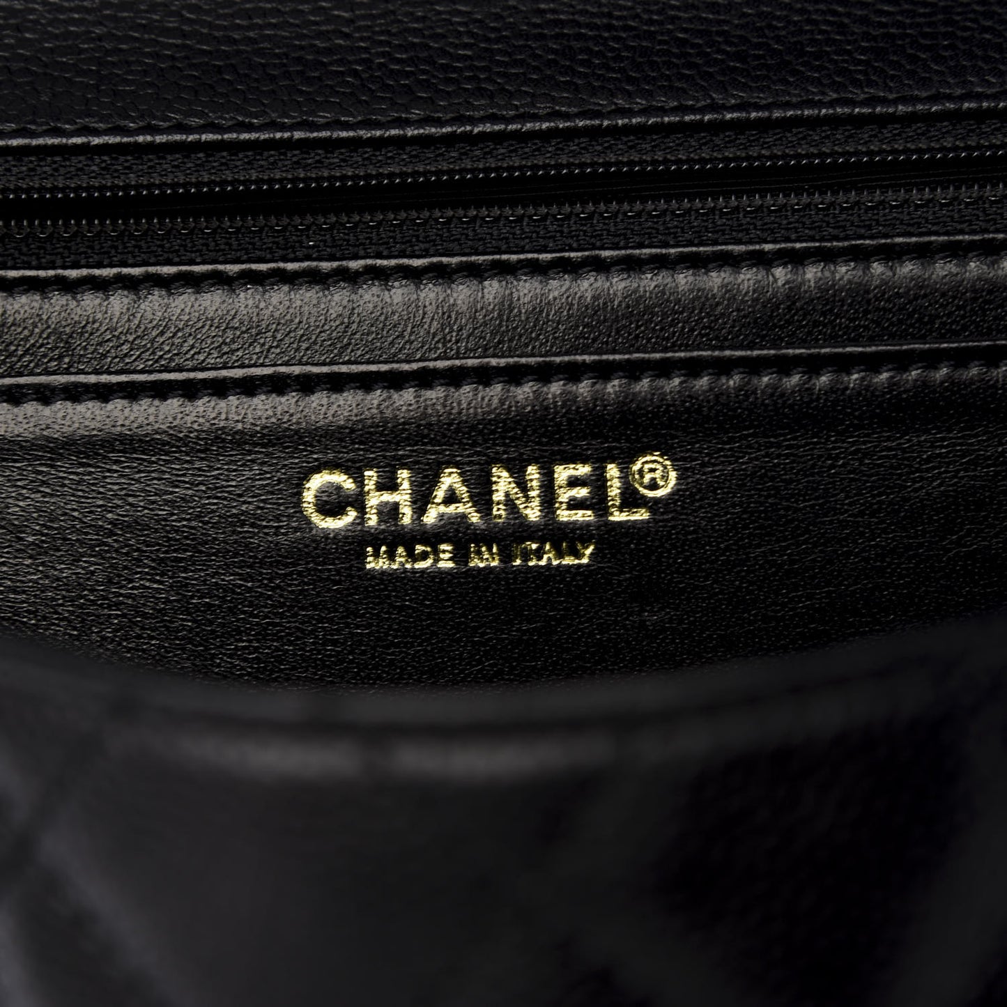 Caviar Quilted Jumbo Kelly Flap Black