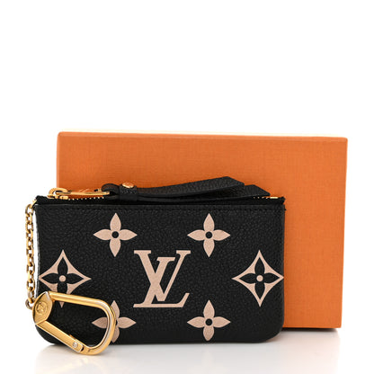 Louis Vuitton Empreinte Monogram Giant Key Pouch Black Beige 8 of 8
