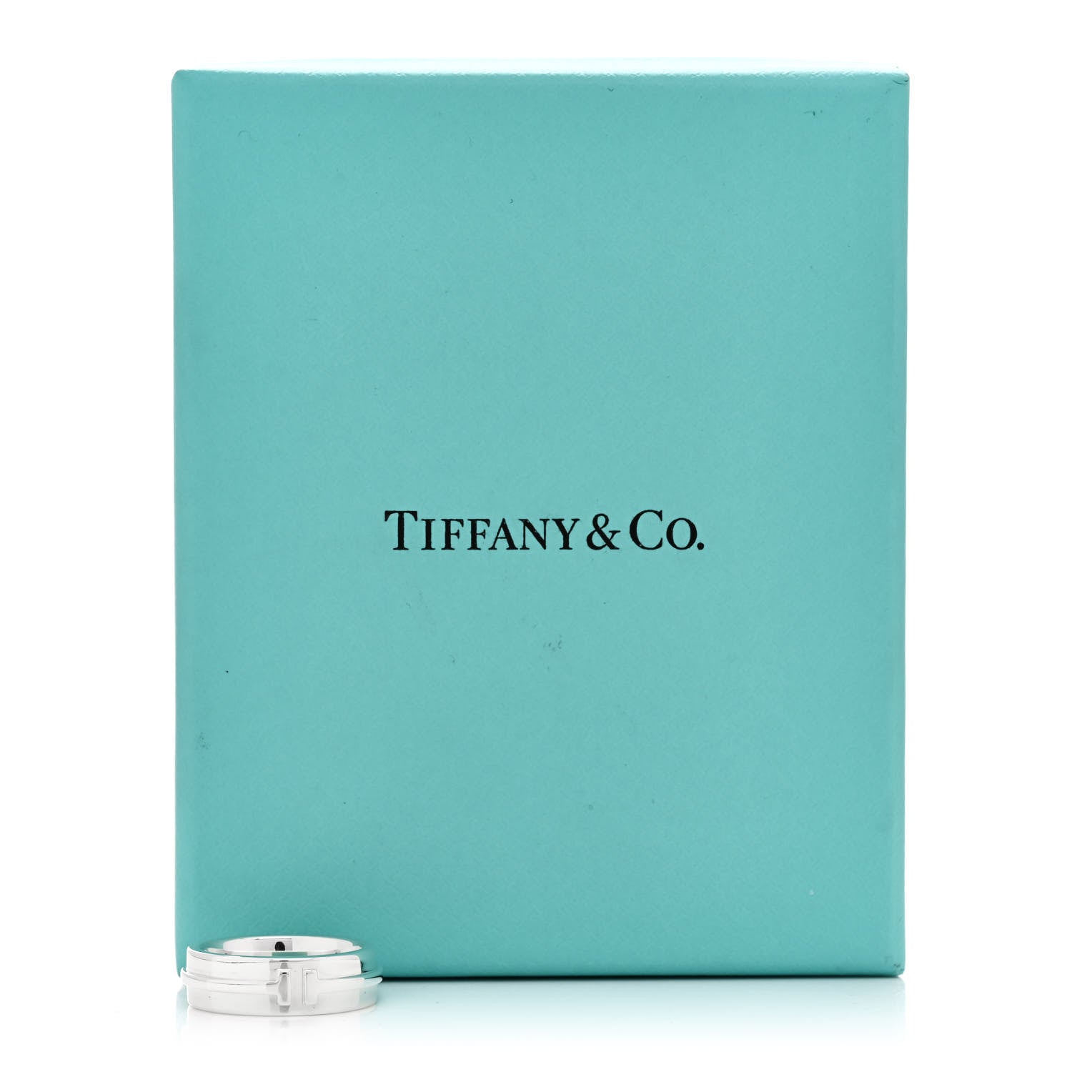 Tiffany Sterling Silver T Two Ring 50 5.5 5 of 5