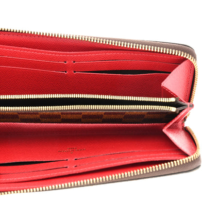 Louis Vuitton Damier Ebene Clemence Wallet Cherry 5 of 7