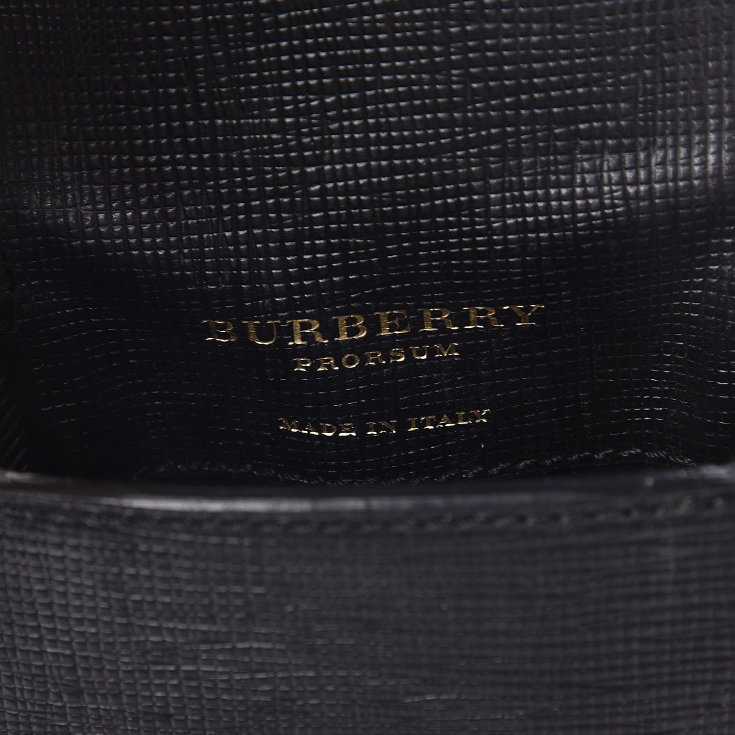 Burberry Prorsum Grainy Calfskin Oblong Belt Bag Black 8 of 8