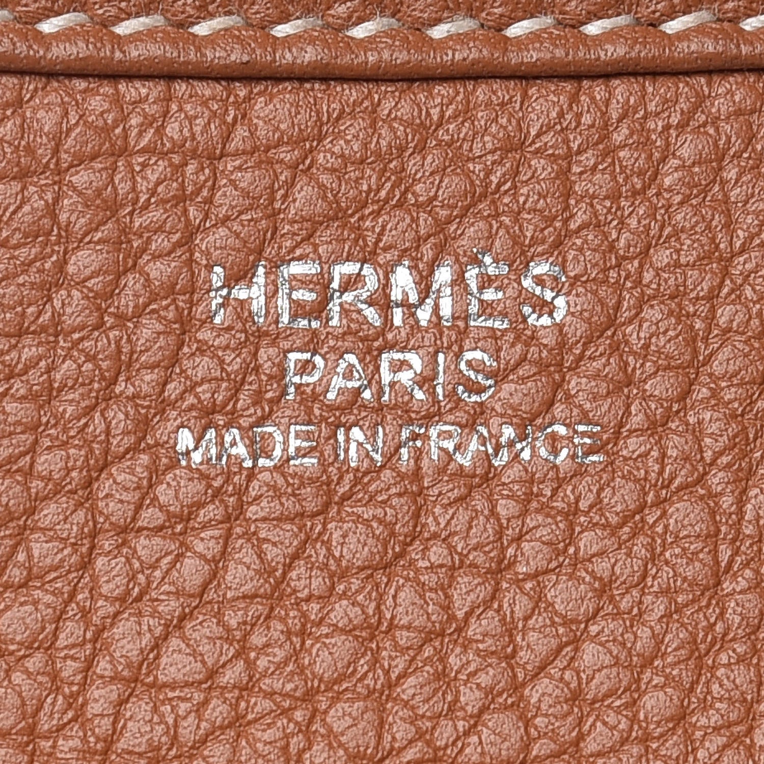 Hermes Taurillon Clemence Evelyne III PM Gold 8 of 10