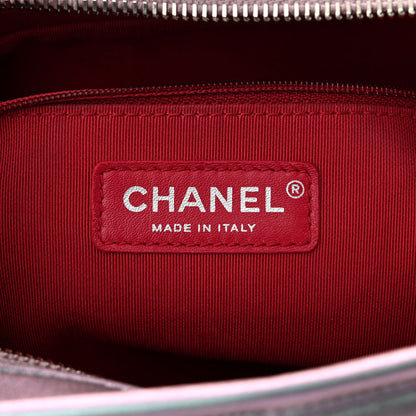 Chanel Iridescent Lambskin Calfskin Quilted Medium Gabrielle Hobo Light Purple 6 of 13