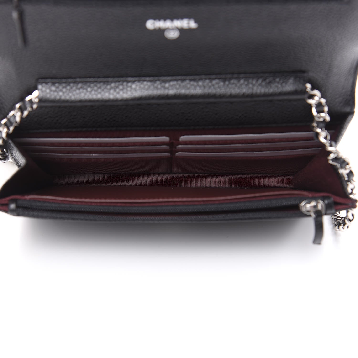 Chanel Caviar Quilted Wallet On Chain WOC Black 5 of 11