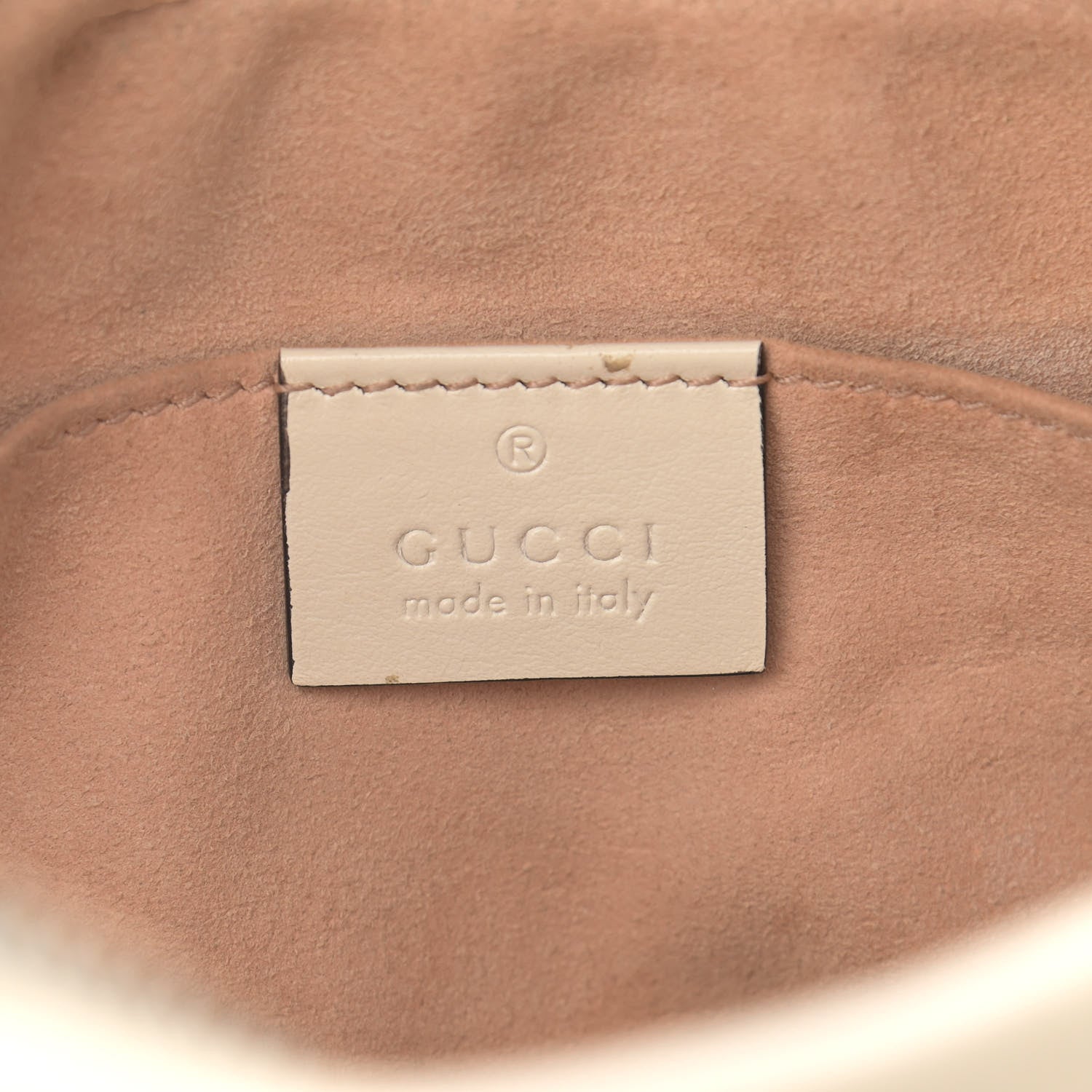 Gucci Calfskin Matelasse Small GG Marmont Chain Shoulder Bag White 6 of 15