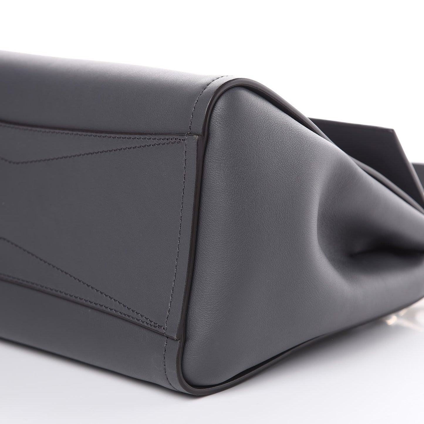 Calfskin Small Mystic Shoulder Bag Storm Grey