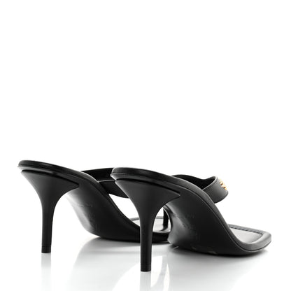 Louis Vuitton Calfskin Signature Thong Sandal 36.5 Black 4 of 11