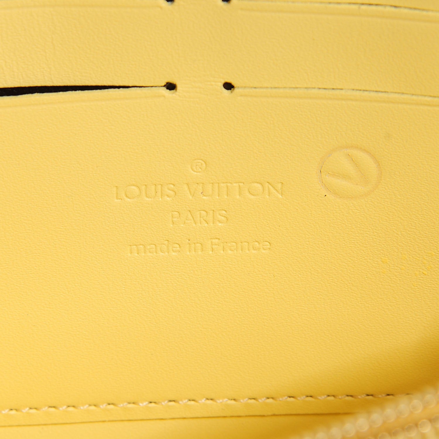 Louis Vuitton Vernis Zippy Wallet Citrine 6 of 7
