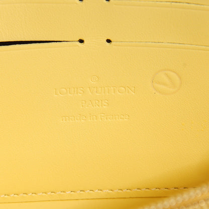 Louis Vuitton Vernis Zippy Wallet Citrine 6 of 7