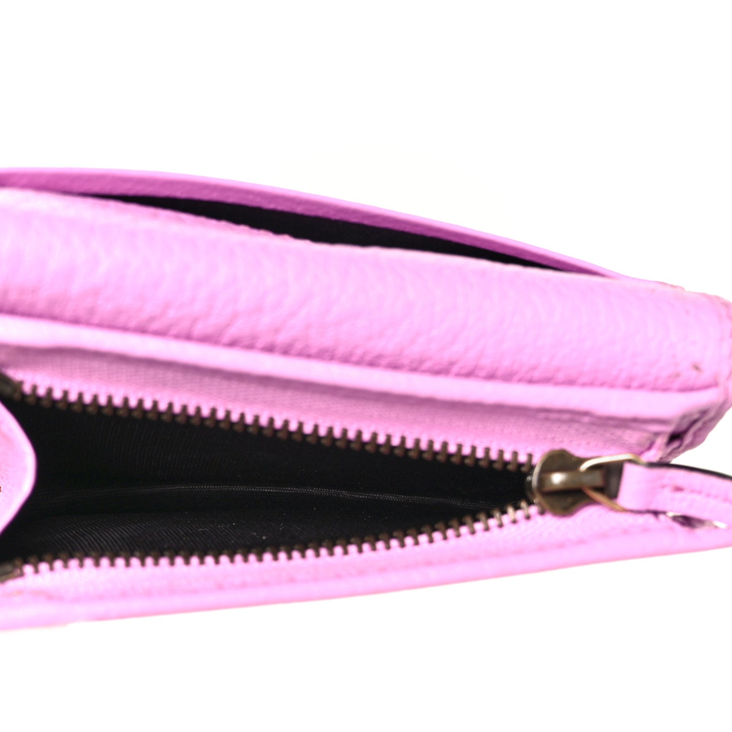 Calfskin Crystal Double G Card Case Wallet Malva