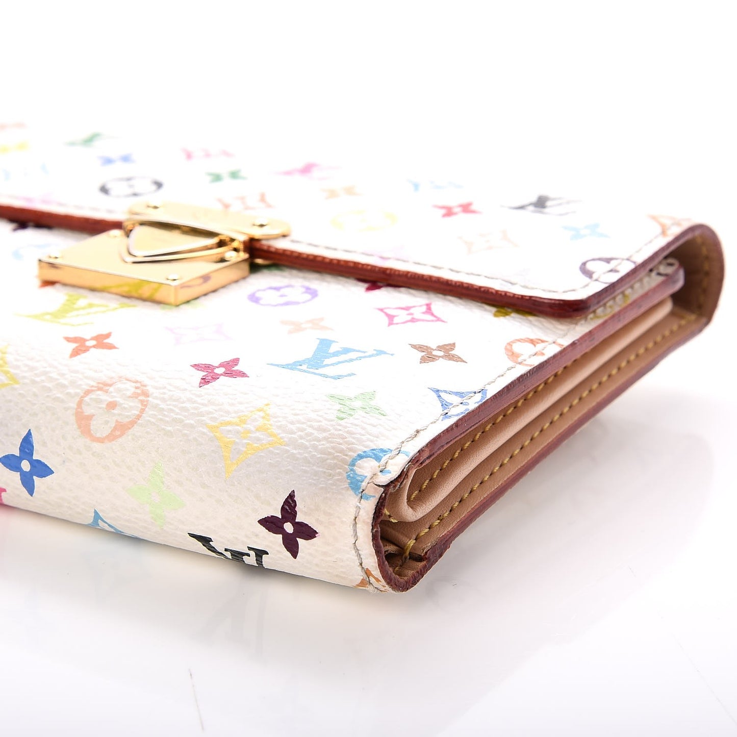 Monogram Multicolor Koala Wallet White