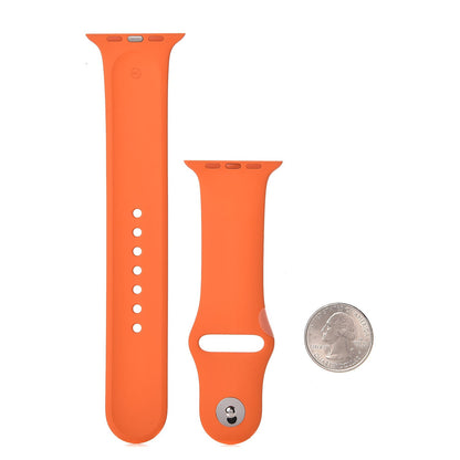 Hermes Silicone 42mm Apple Sports Watch Single Tour Band Orange 2 of 6