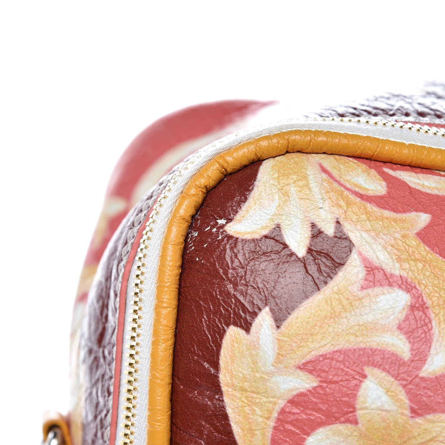 Balenciaga Agneau Floral Print Medium Blanket Square Tote Multicolor 7 of 7