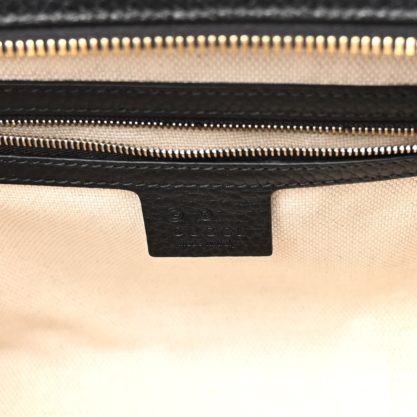Dollar Calfskin Medium Soho Top Handle Satchel Black