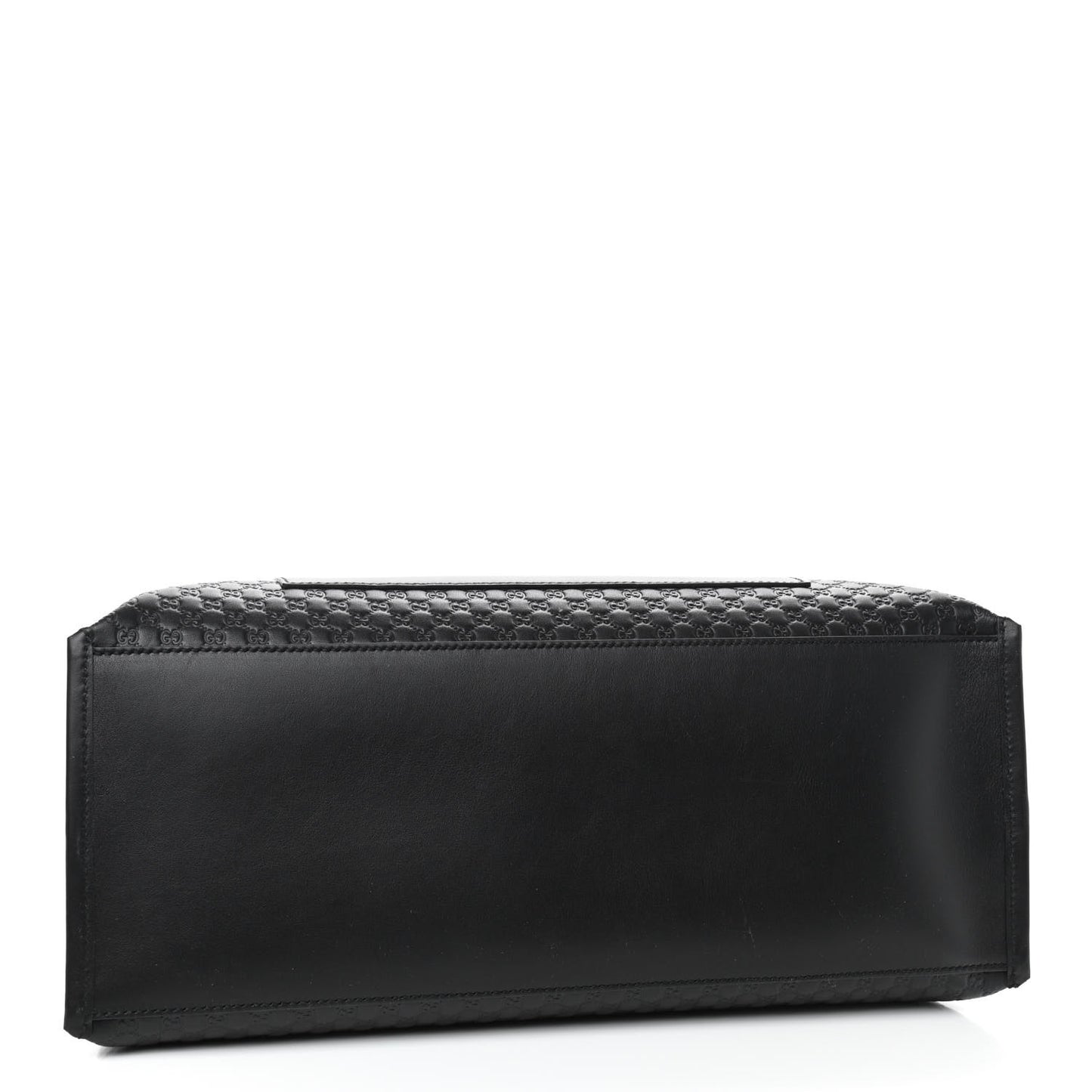 Soft Microguccissima Medium Tote Black